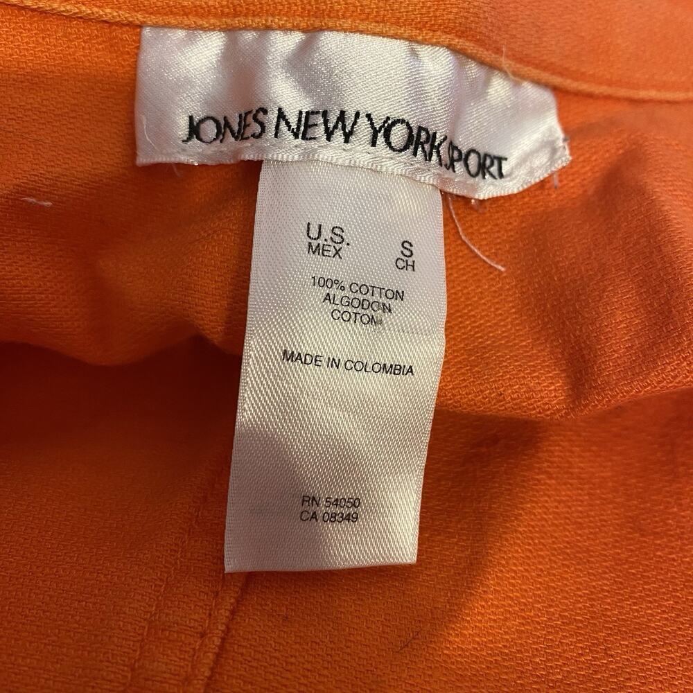 JonesNewYorkSport Jacket Women S Utility Chores Barn Work Outdoor Orange Canvas - Picture 4 of 10